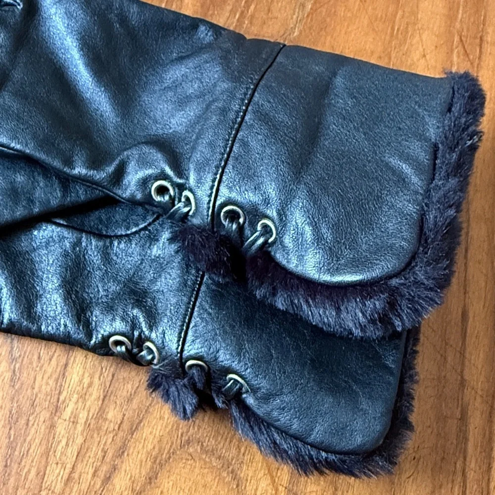 LOFT black leather
